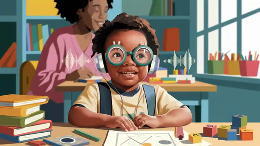 Should a 5 year old wear glasses and the benefits of audio glasses for kids